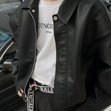 MODEFREAKのルーズシルエットレザージャケット mf2862の画像