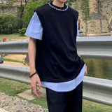 MODEFREAKのツーピースシャツデザイントップス mf3361の画像