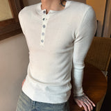 MODEFREAKのヘンリーカラーモードニットプルオーバー mf3514の画像