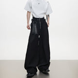 MODEFREAKのウエストデザインモードスラックス mf3385の画像