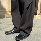 MODEFREAKのプリーツデザインドレープスラックス mf3352の画像