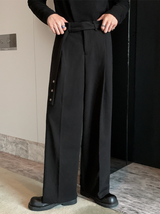 MODEFREAKのベルトデザインコリアンワイドパンツ mf2456の画像