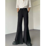 MODEFREAKのセンタープリーツコリアンスラックス mf3426の画像