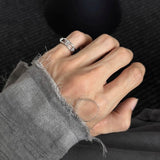 MODEFREAKのシルバーモードピンキーリング mf3469の画像