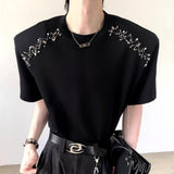 MODEFREAKのショルダーモードデザインTシャツ mf3468の画像