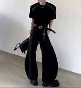 ワイドデザインモードスラックス mf3467