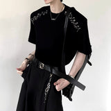 MODEFREAKのショルダーモードデザインTシャツ mf3468の画像