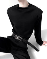 MODEFREAKの【8.27新作】ネックプリーツハイネックカットソー mf3484の画像