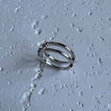 MODEFREAKのシルバーモードピンキーリング mf3469の画像