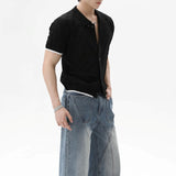 MODEFREAKのバイカラーコリアンバイカラーカーディガン mf3457の画像