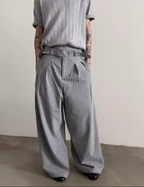 MODEFREAKのダブルバックルコリアンワイドスラックス mf3485の画像