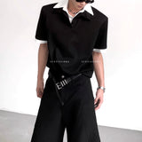 MODEFREAKのダブルカラーコリアンモードカットソー mf3445の画像