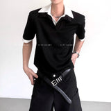 MODEFREAKのダブルカラーコリアンモードカットソー mf3445の画像
