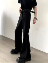 MODEFREAKのモードモノトーンフレアスラックス mf3439の画像