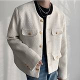 MODEFREAKの【最短即日発送】ラグジュアリーノーカラージャケット mf1863の画像