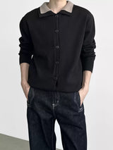 モードバイカラーポロニット mf3878 black