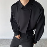 MODEFREAKの2wayクラシックデザインモノトーンシャツ mf1637の画像4