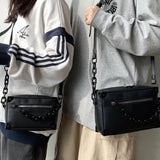 MODEFREAKのスクエアチェーンショルダーバッグ mf0175の画像