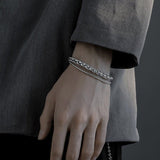 MODEFREAKのダブルチェーンブレスレット mf0444の画像