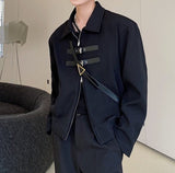 MODEFREAKのベルトショートジャケット mf0634の画像1