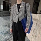 MODEFREAKのチェックショートジャケット mf0701の画像