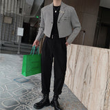 MODEFREAKのチェックショートジャケット mf0701の画像