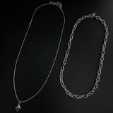 MODEFREAKのダブルチェーンネックレス mf0796の画像