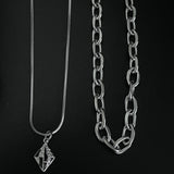 MODEFREAKのダブルチェーンネックレス mf0796の画像