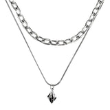 MODEFREAKのダブルチェーンネックレス mf0796の画像