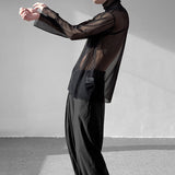 MODEFREAKのシースルーハイネックインナートップス mf0967の画像