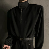 MODEFREAKのハイネックワッフルカットソー mf1305の画像