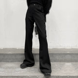 MODEFREAKのフレアモノトーンスラックス mf1410の画像