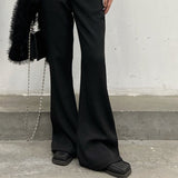 MODEFREAKのフレアモノトーンスラックス mf1410の画像