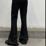 MODEFREAKのフレアモノトーンスラックス mf1410の画像