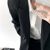 MODEFREAKのストライプモノトーンジャケット mf1440の画像