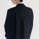 MODEFREAKのストライプモノトーンジャケット mf1440の画像