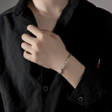 MODEFREAKのシンプルシルバーブレスレット mf1456の画像