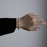 MODEFREAKのシンプルシルバーブレスレット mf1456の画像