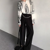 MODEFREAKのラインデザインモノトーンシャツ mf1476の画像