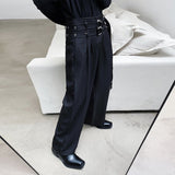 MODEFREAKのダブルバックルスラックス mf1506の画像