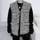 MODEFREAKの千鳥柄モードベスト mf1573の画像2