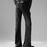 MODEFREAKのフレアスリットデニムパンツ mf1655の画像