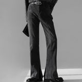 MODEFREAKのフレアスリットデニムパンツ mf1655の画像