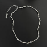 MODEFREAKのウェーブシルバーネックレス mf1658の画像