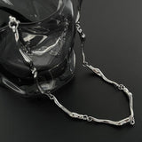 MODEFREAKのウェーブシルバーネックレス mf1658の画像