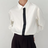 MODEFREAKのモノトーンシックラインシャツ mf1701の画像