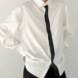 MODEFREAKのモノトーンシックラインシャツ mf1701の画像