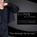 MODEFREAKのシースルージップアップトップス mf1731の画像11