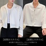 MODEFREAKのシースルージップアップトップス mf1731の画像12