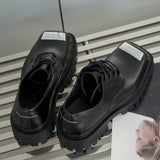MODEFREAKのレザースクエア厚底シューズ mf1838の画像19
